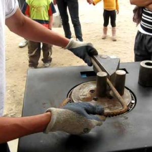 maquina productora de flejes metalicos para varillas