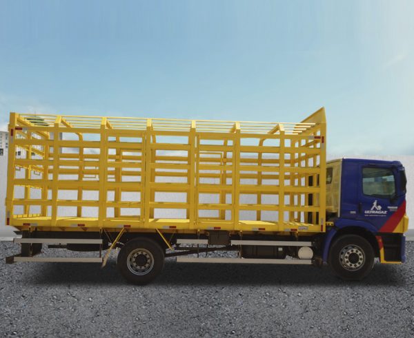 carroceria para transporte de cilindros