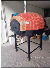 horno para pizza 2 camaras piso en piedra