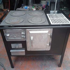 Estufas Ecologicas De Leña Portatiles 4 Patas 3 Fogones Cenicero 100 CMS Por 90 CMS BFHQT4561Y78I